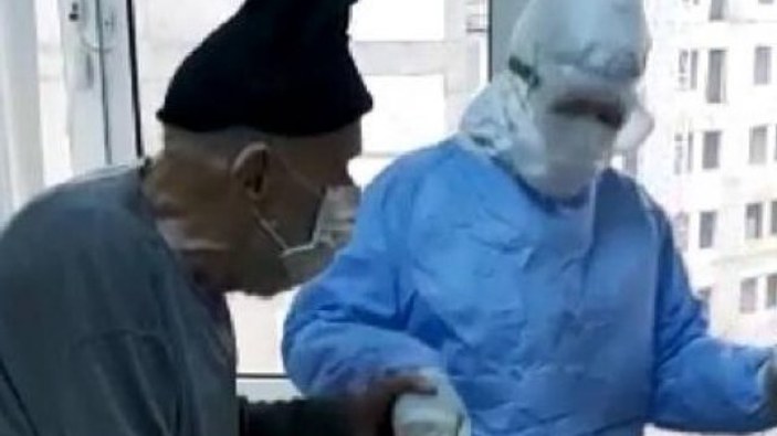 Zonguldak'ta 93 yaşındaki Recep Dede, koronayı yendi