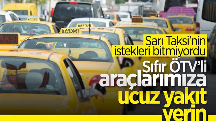 Taksicilerden koronavirüs yardım talebi