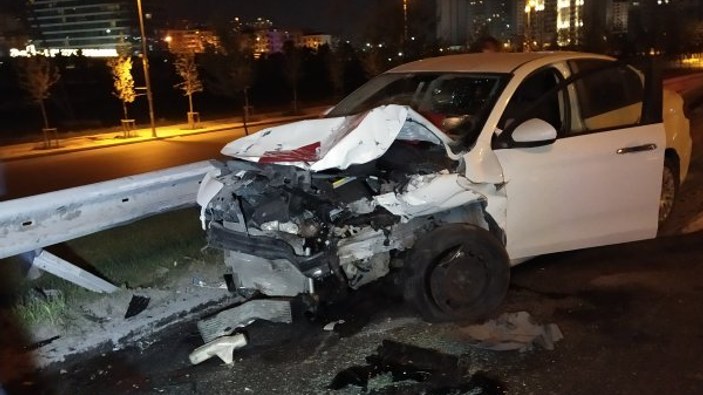 Esenyurt'ta otomobil kaza yaptı: 5 yaralı