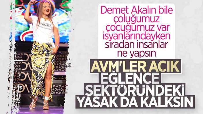 Demet Akalın, korona yüzünden maddi sıkıntı çekiyor