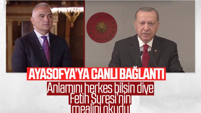 Cumhurbaşkanı Erdoğan  Fetih Şöleni programında konuştu