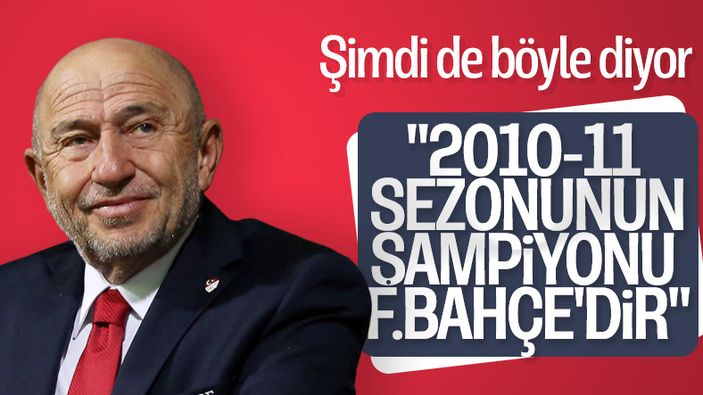 Nihat Özdemir: 2010-11 şampiyonu Fenerbahçe'dir