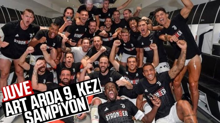 İtalya Serie A'da Juventus, 9. kez şampiyon oldu
