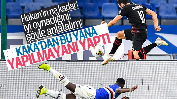 Hakan Çalhanoğlu'nun performansı alkış alıyor