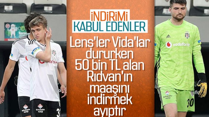 Beşiktaş'ta genç futbolcuların maaşları düşürüldü