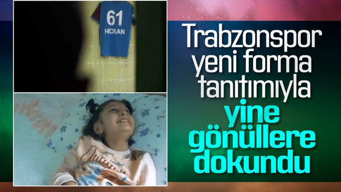 Trabzonspor'dan gönüllere dokunan forma tanıtımı