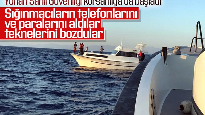 Yunan Sahil Güvenliği, sığınmacıları soyuyor