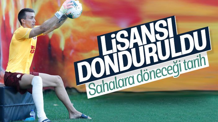 Muslera ligin ilk yarısında yok
