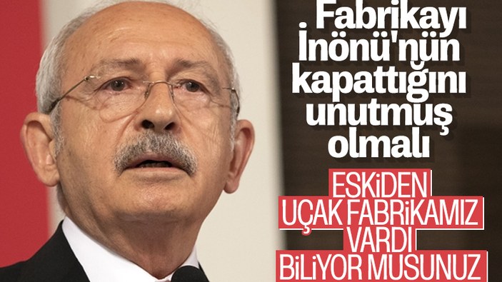 Kemal Kılıçdaroğlu Türkiye'nin ilk uçak fabrikası hakkında konuştu
