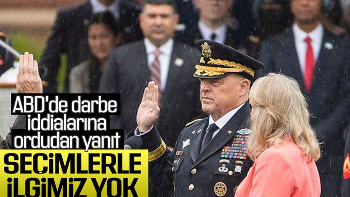 ABD Genelkurmay Başkanlığı: Seçim süreciyle ilgimiz yok
