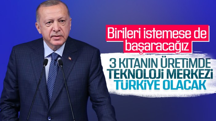 Cumhurbaşkanı Erdoğan, Teknoloji Merkezi açılışında