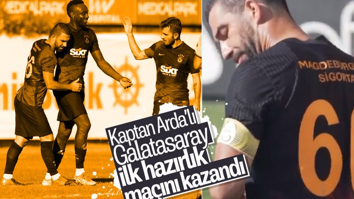 Arda sahaya kaptan çıktı, Galatasaray kazandı