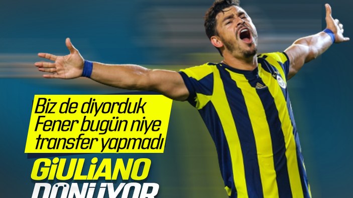 Giuliano, Fenerbahçe'ye dönüyor