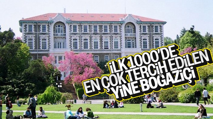 YKS'de ilk 1000'e giren öğrencilerin yarıdan fazlası Boğaziçi'ni seçti