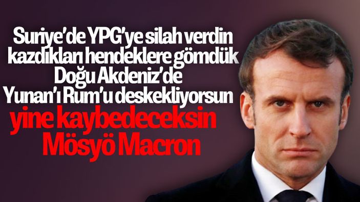 Macron: Akdeniz'e donanmanın tümünü yollamadık