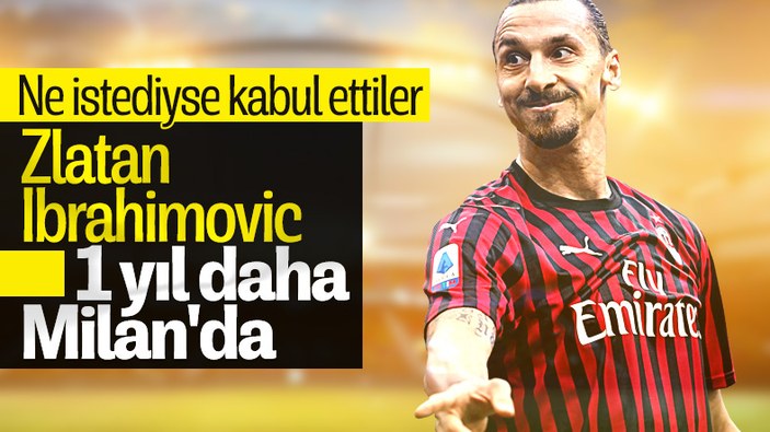 Zlatan Ibrahimovic Milan'la yeniden anlaştı