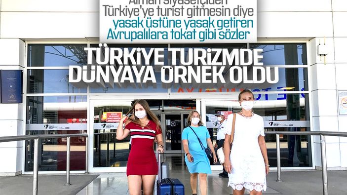 Alman siyasetçi Türkiye’nin turizm önlemlerine övgü yağdırdı