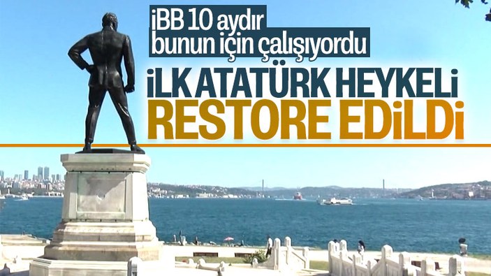 Türkiye'nin ilk Atatürk Anıtı İBB tarafından restore edildi