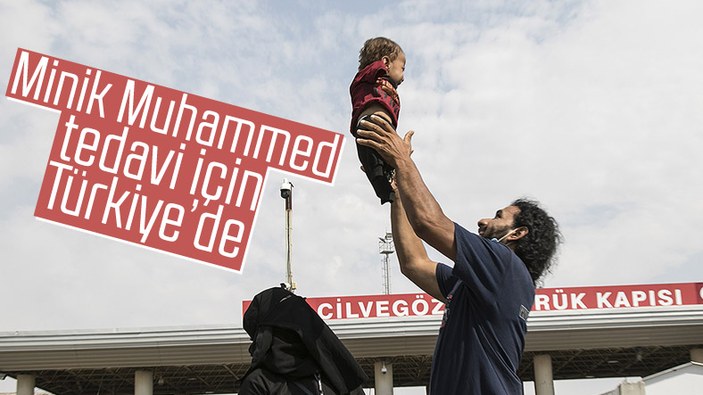 Uzuvları olmayan İdlibli Muhammed bebek, tedavi için Türkiye'de