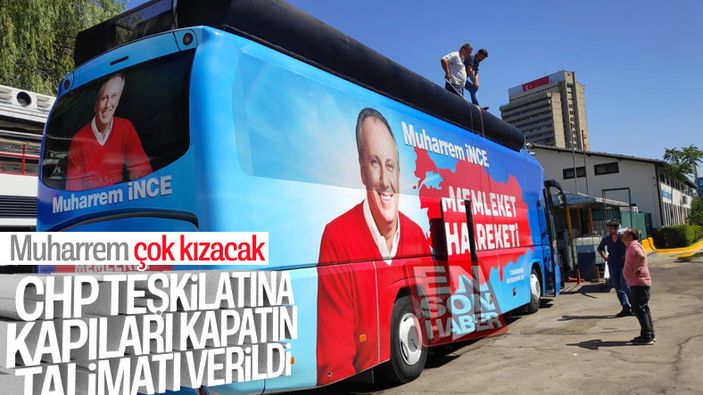 CHP'den teşkilatlara Muharrem İnce'ye 'ilgi yok' talimatı