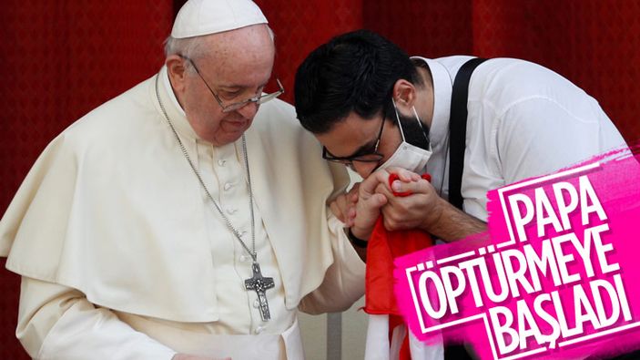 Papa mart ayından sonra ilk defa toplu ayin düzenledi