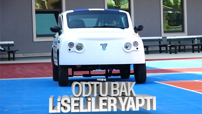 Bursa'da öğrencilerin ürettiği elektrikli araç: Verd-e