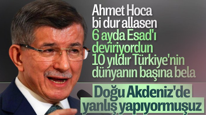 Ahmet Davutoğlu, Türkiye'nin dış politikasını eleştirdi