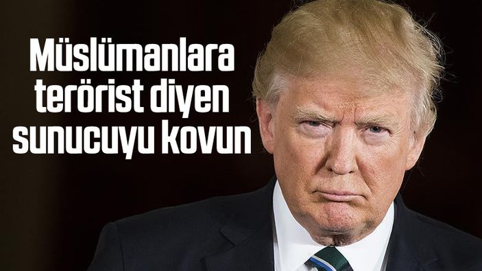 Trump, Müslümanlara terörist diyen sunucunun kovulmasını istedi