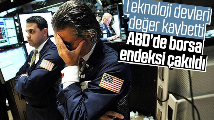 ABD'de borsa endeksi sert düşüş yaşadı