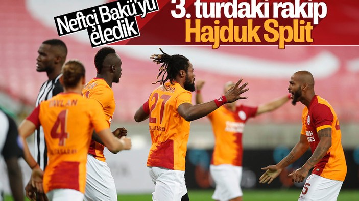Galatasaray, Neftçi Bakü'yü 3 golle mağlup etti