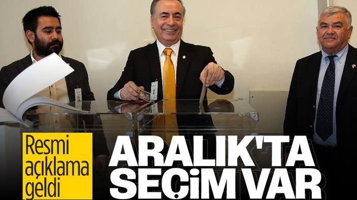 Galatasaray'da erken seçim kararı