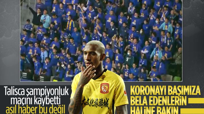 Çin'de Süper Lig final maçı tıklım tıklım tribünler önünde oynandı