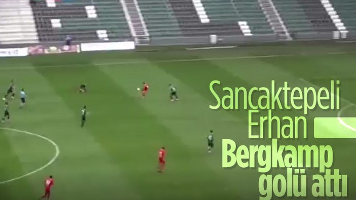 Sancaktepeli Erhan Şentürk'ten Bergkamp golü