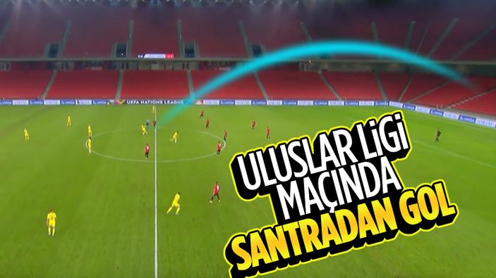 Aybol Abiken santradan gol attı