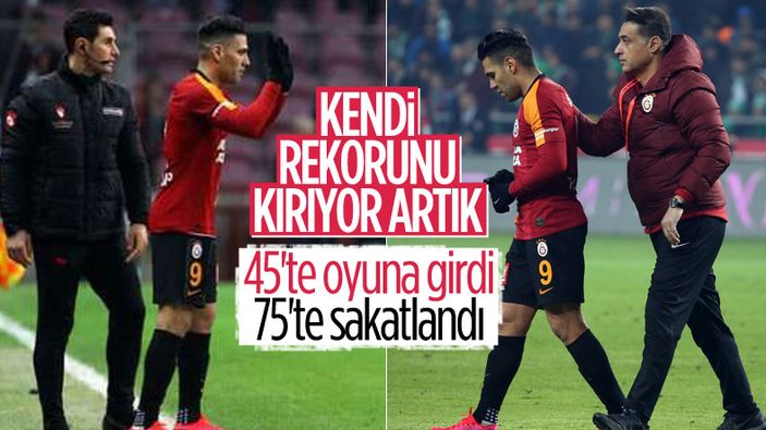 Radamel Falcao sakatlandı