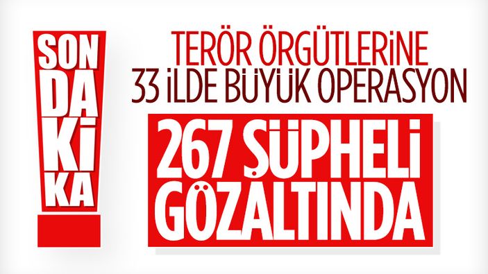 İçişleri Bakanlığı: Terör örgütlerine yönelik eylem operasyonu gerçekleştirildi
