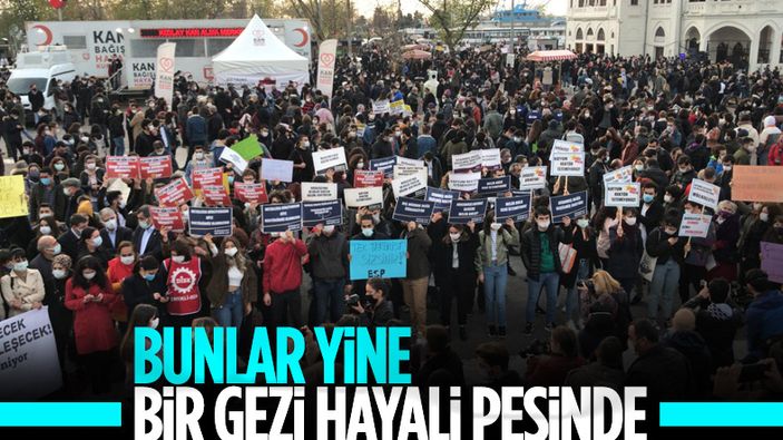 Kadıköy'de Boğaziçi Üniversitesi eylemi