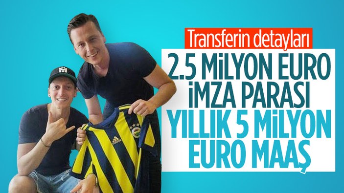 Mesut Özil, Fenerbahçe'den yıllık 5 milyon euro alacak