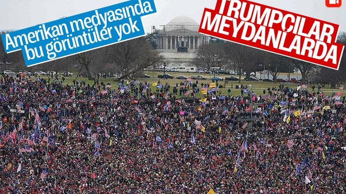 Trumpçılar Washington'da sokakları ve meydanları doldurdu