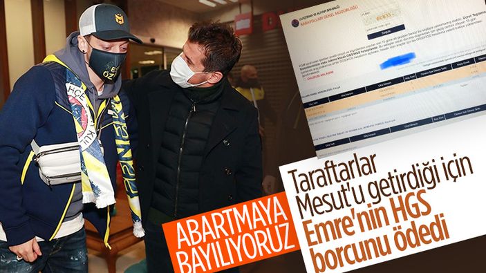 Fenerbahçelilerden, Emre Belözoğlu'na HGS'li teşekkür
