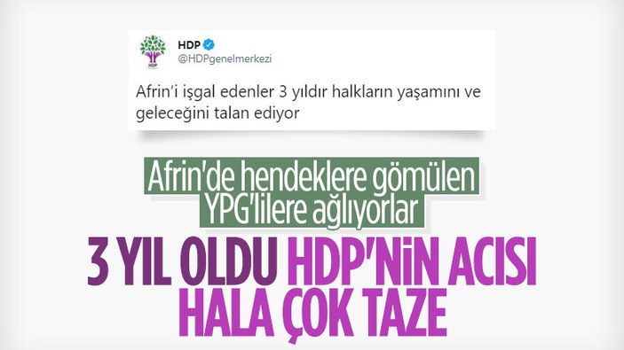 HDP, Zeytin Dalı Harekatı'nı bu yıl da kınadı