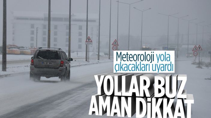 Meteoroloji'den don ve buzlanma uyarısı
