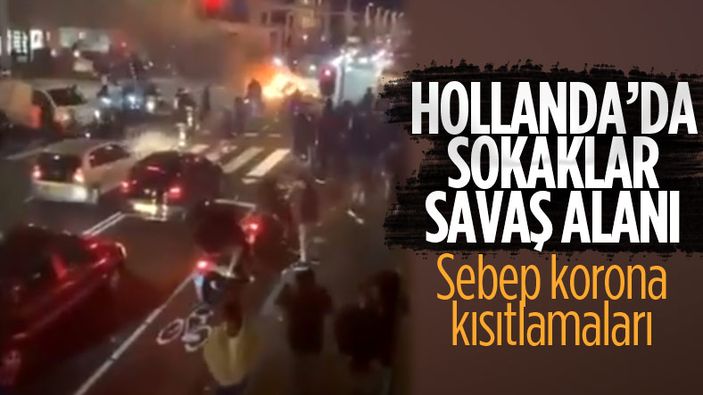 Hollanda’da koronavirüs kısıtlamaları karşıtı protesto: 30 gözaltı