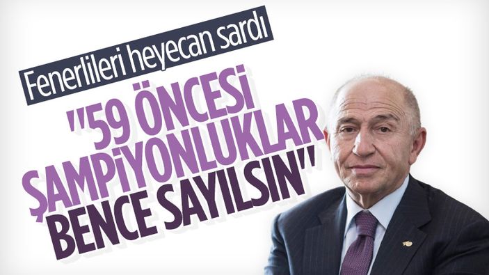 Nihat Özdemir, sayılmayan şampiyonluklar hakkında konuştu