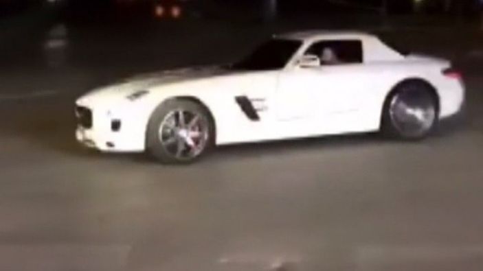 Ankara'da lüks otomobiliyle yaptığı drifti sosyal medyadan paylaştı