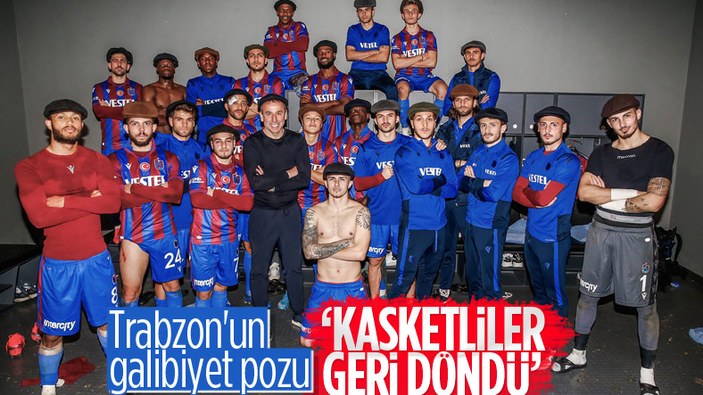 Trabzonspor'dan kasket pozu