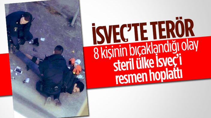 İsveç'te bıçaklı terör eylemi