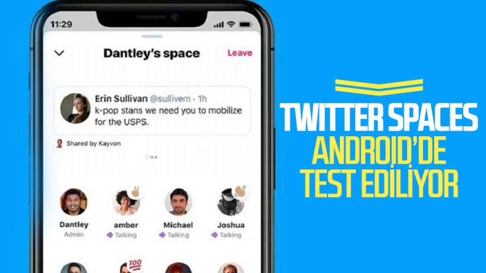 Twitter'ın Clubhouse benzeri özelliği Spaces, Android'de test ediliyor