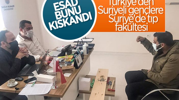 Suriye'nin kuzeyinde kurulan tıp fakültesi eğitime başlıyor