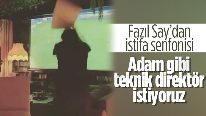 Fazıl Say, Fenerbahçe'ye sitem etti